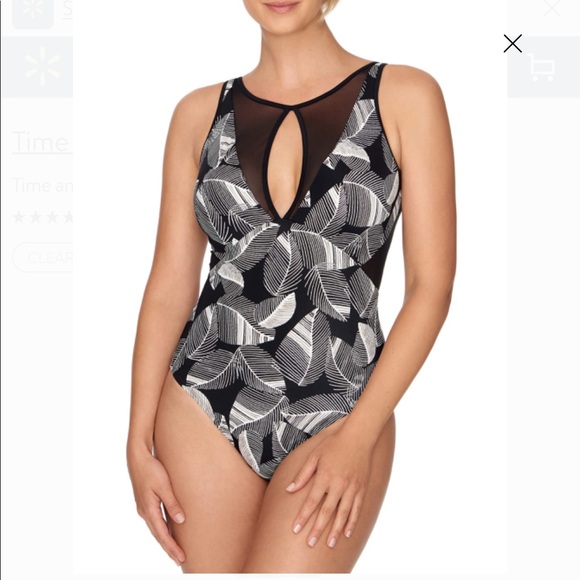 Other - 🔳Cute black & white bathing suit 👙